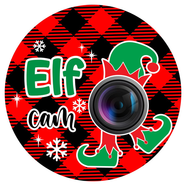 Elf & Santa Cam Ornament